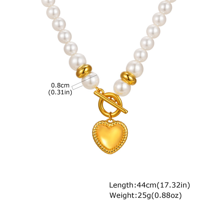 Wholesale Imitation Pearl Beaded Necklaces