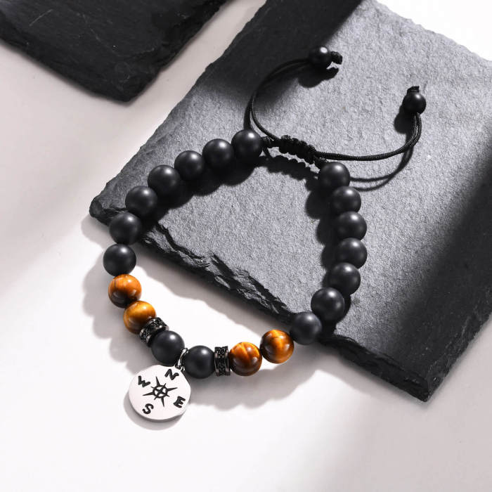 Wholesale Agate Tiger Eye Stone Beaded Bracelet