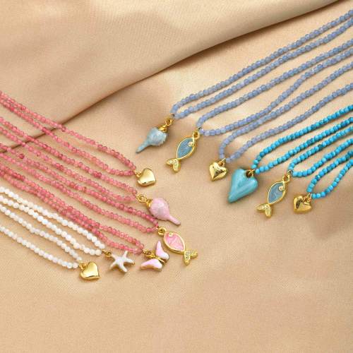 Wholesale Natural Gemstone Beaded Choke