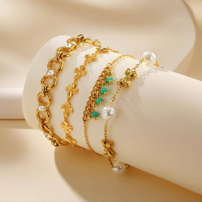 Wholesale Stainless Steel Cross Bow Infinity CZ Bracelet