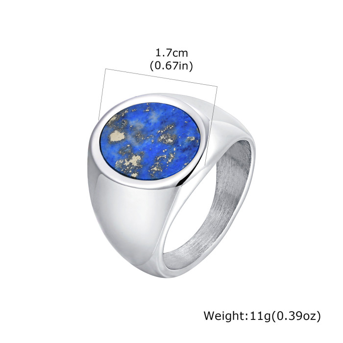 Wholesale Stainless Steel Classic Men's Seal Ring