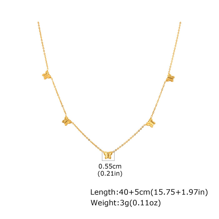 Wholesale Stainless Steel Girls Sweet Necklace