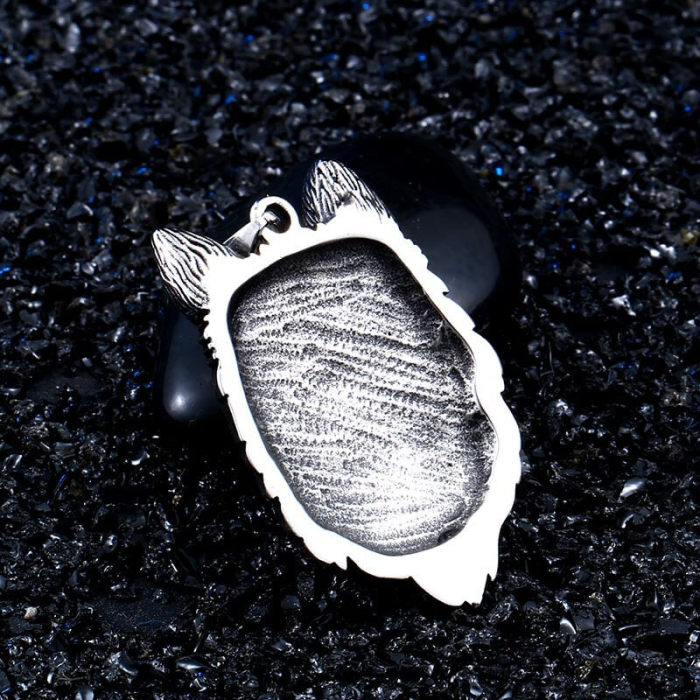 Wholesale Stainless Steel Wolf Head Pendant