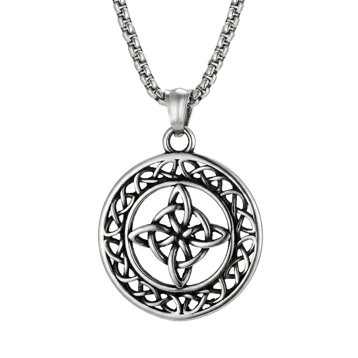 Wholesale Stainless Steel Celtic Knot Necklace