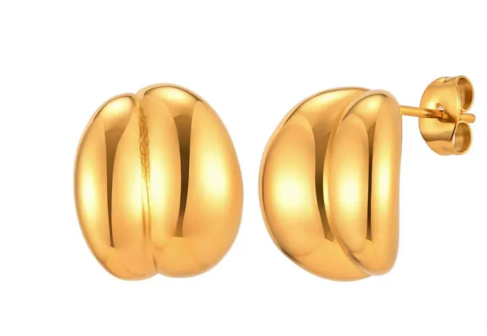 Wholesale Vintage Chunky Puffy Waterdrop Earrings