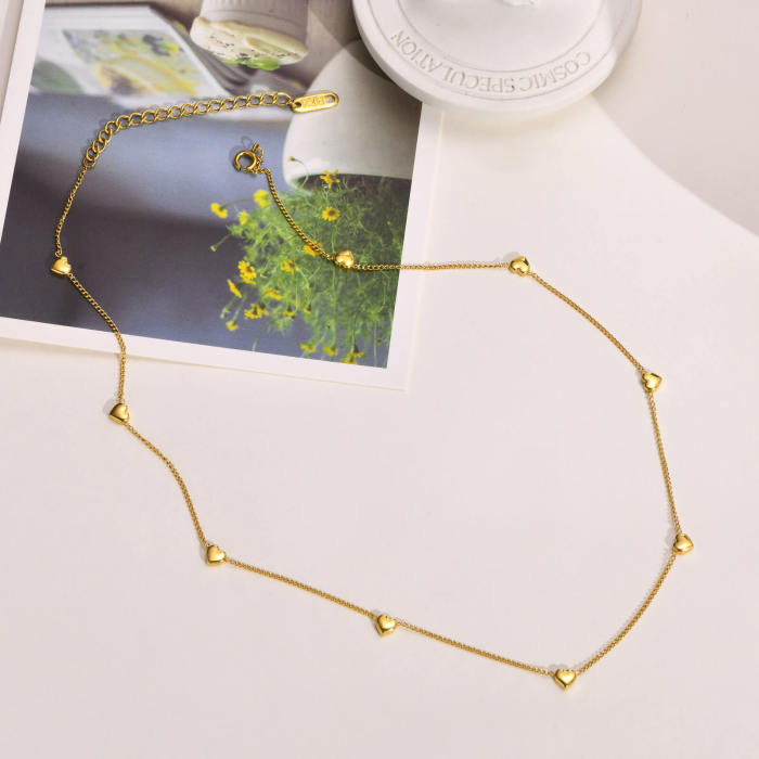 Wholesale Stainless Steel Necklace with Hearts