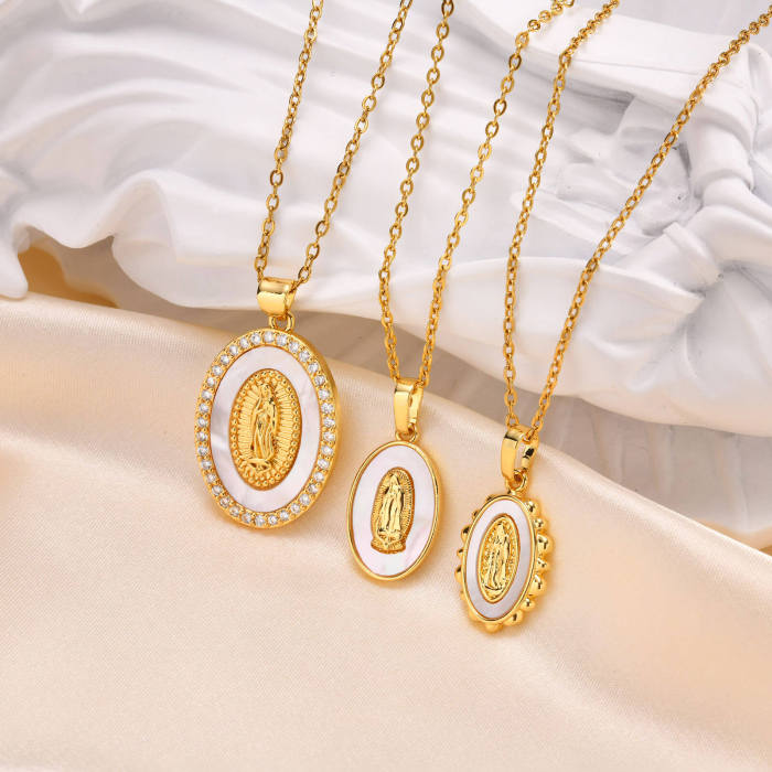Wholesale Stainless Steel Madonna Pendant