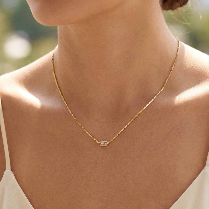 Wholesale Stainless Steel Dainty Crystal Choker