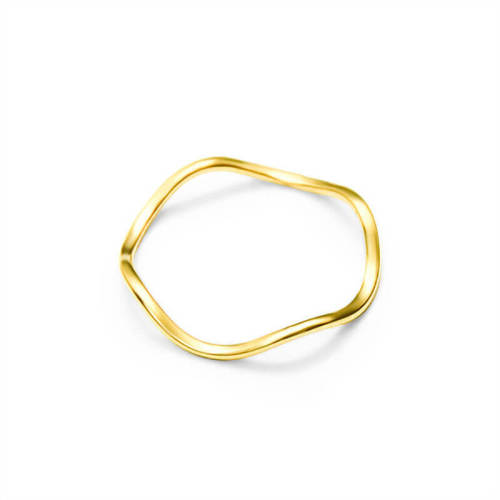 Wholesale Stainless Steel Thin Wave Ring