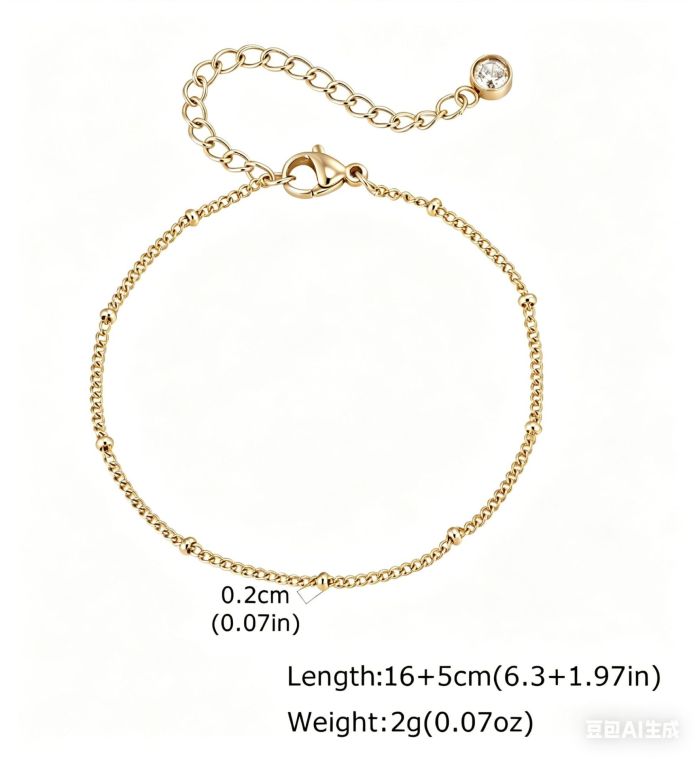 Wholesale Stainless Steel Satellite Chain Bracelet