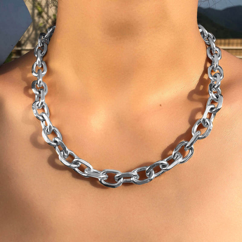 Wholesale Stainless Steel Chunky Link Chain Necklace