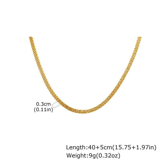 Wholesale Stainless Steel Mesh Necklace