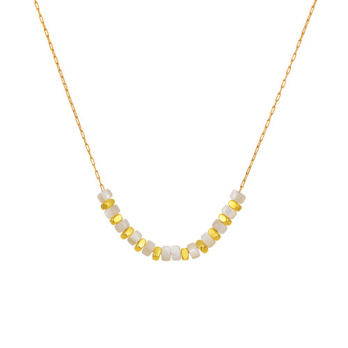 Wholesale Stainless Steel Shell Beads Necklace