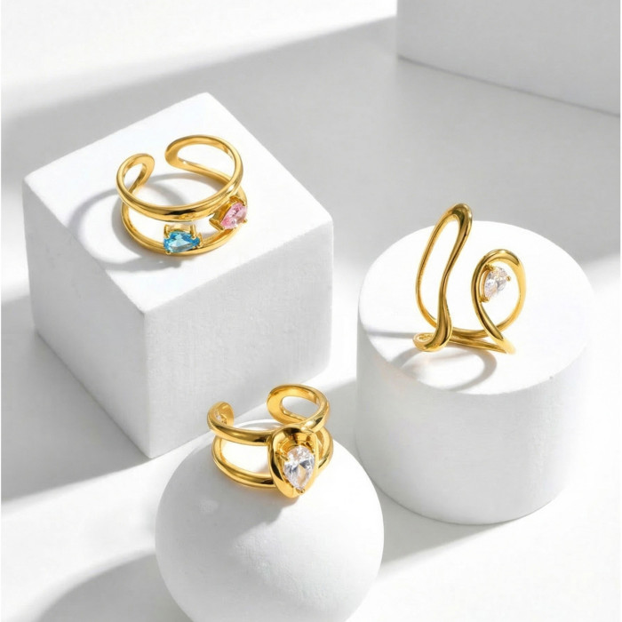 Wholesale Stainless Steel Abstract Ring
