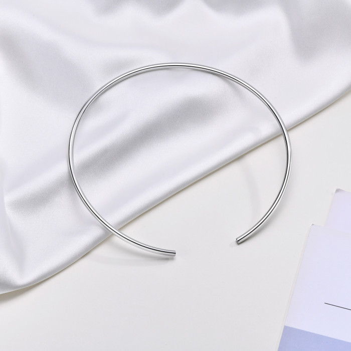 Wholesale Stainless Steel Open Choker Necklace