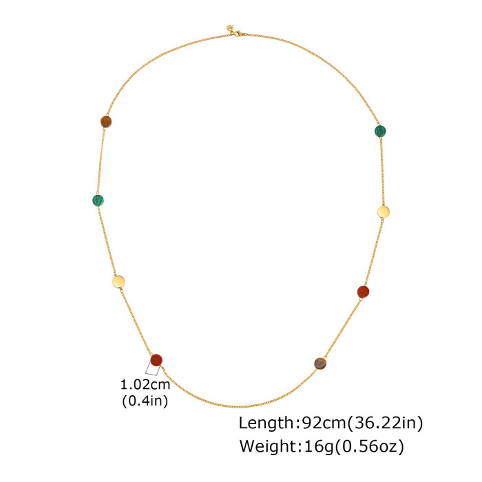 Wholesale Modern Aesthetic Layering Long Necklace