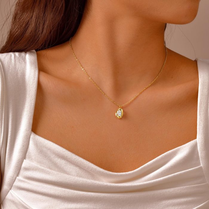 Wholesale Stainless Steel Earrings Necklace Set