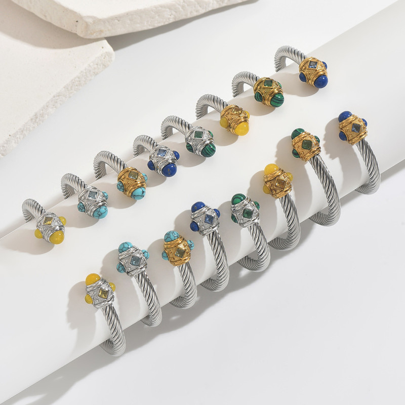 Wholesale Vintage Cable Wire Cuff Bracelet