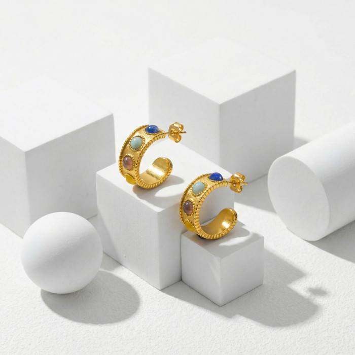 Wholesale Stainless Steel Multi-Stone Studs