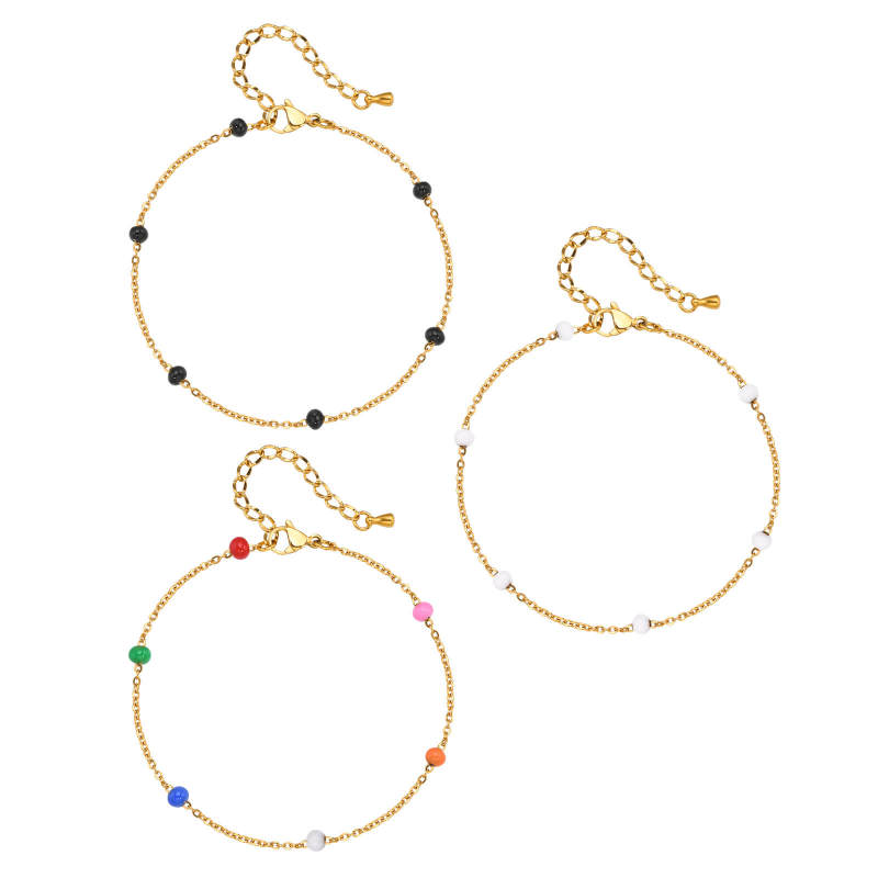 Wholesale Stainless Steel Colorful Foot Chain