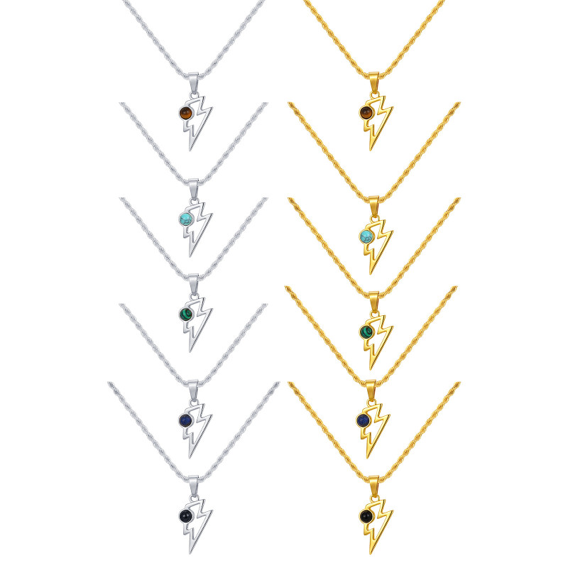 Wholesale Stainless Steel Lightning Pendant