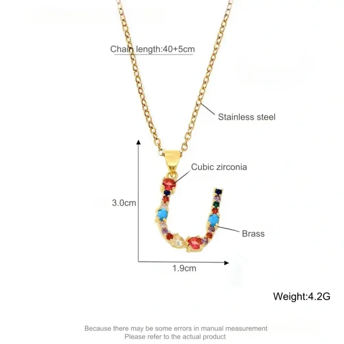 Wholesale Copper Colorful CZ Pendant