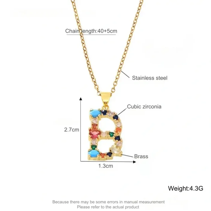 Wholesale Copper Colorful CZ Pendant