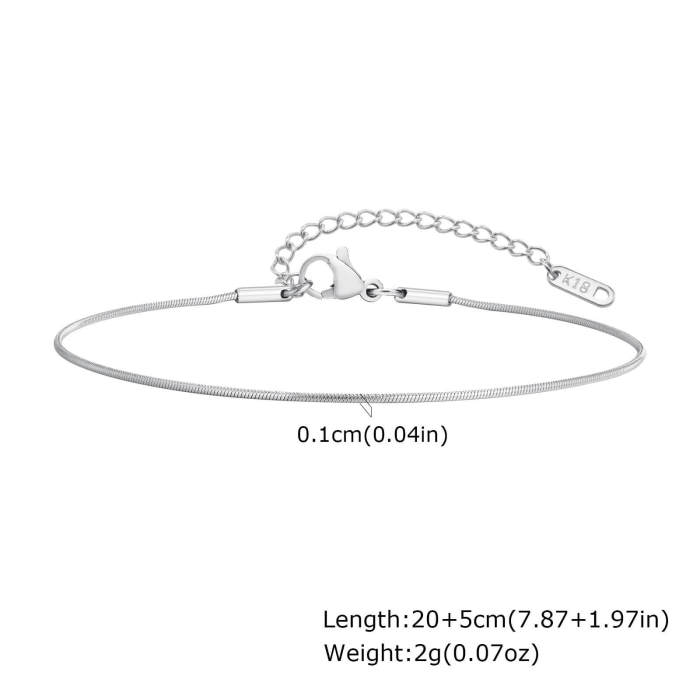 Wholesale Stainless Steel Children's Anklet