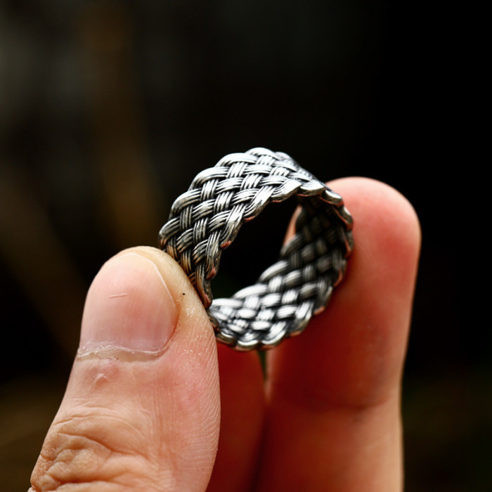 Wholesale Stainless Steel Mens Punk Celtic Knot Ring