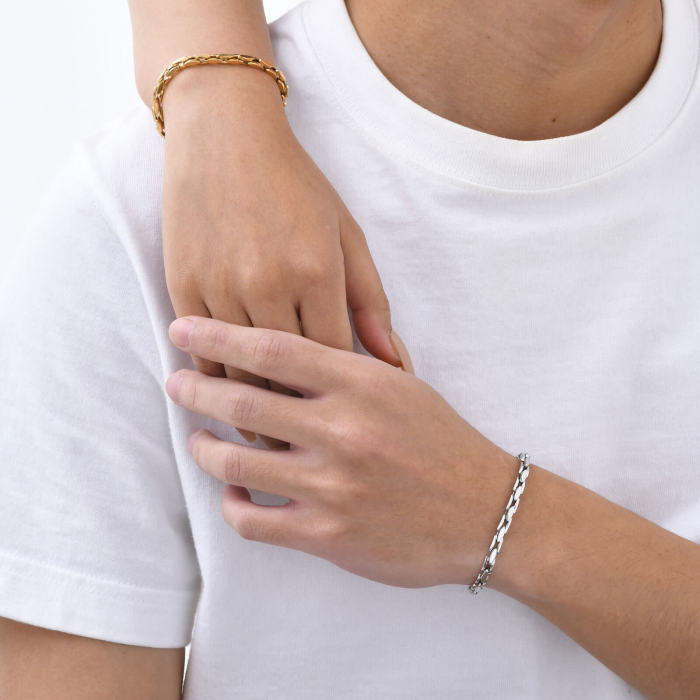Wholesale Stainless Steel Chain Couple Bracelet