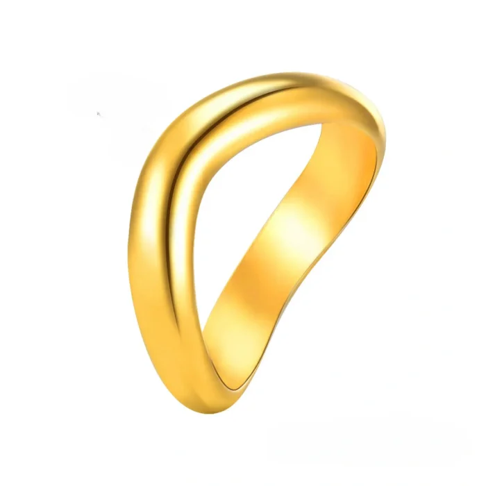 Wholesale Stainless Steel Fashion Women Irregular Rings