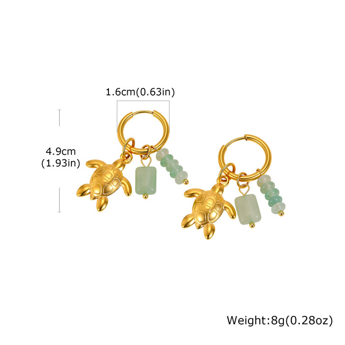 Wholesale Stainless Steel Marine Hoop Earrings