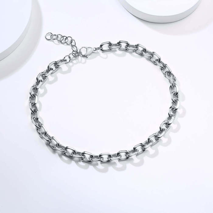 Wholesale Stainless Steel Chunky Link Chain Necklace