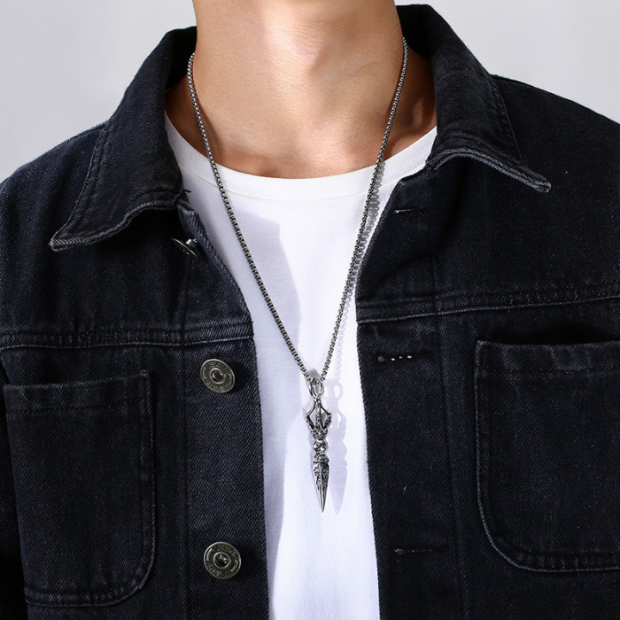 Wholesale Stainless Steel Men Magic Pestle Pendant