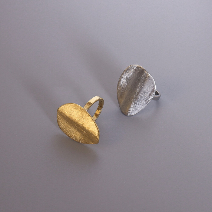 Wholesale Stainless Steel Extra Large Irregular Surface Ring