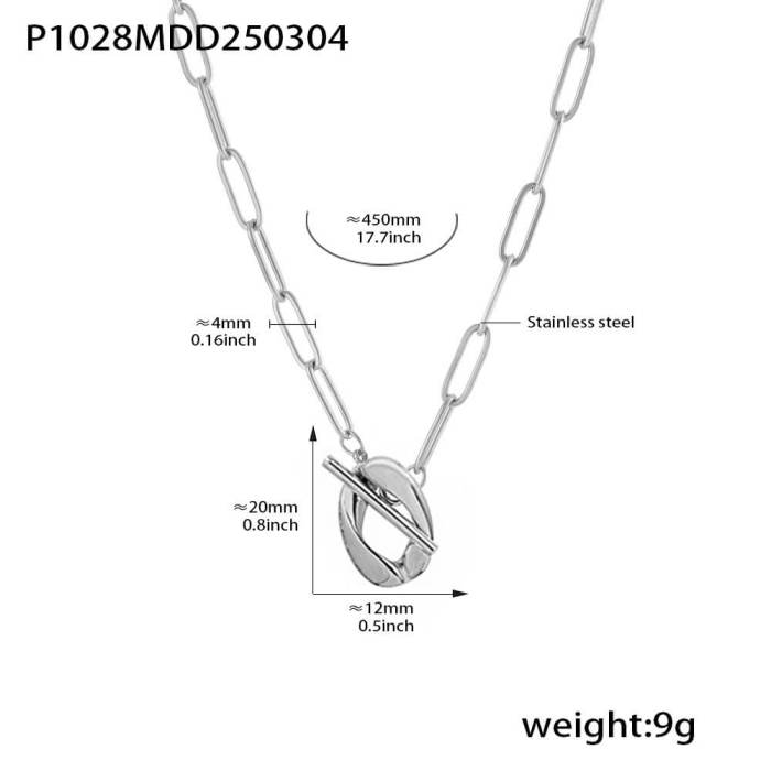 Wholesale Stainless Zirconia Blade Chain Stacking Necklace