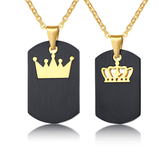 Stainless Steel Crown Crystal Matching Set Wholesale