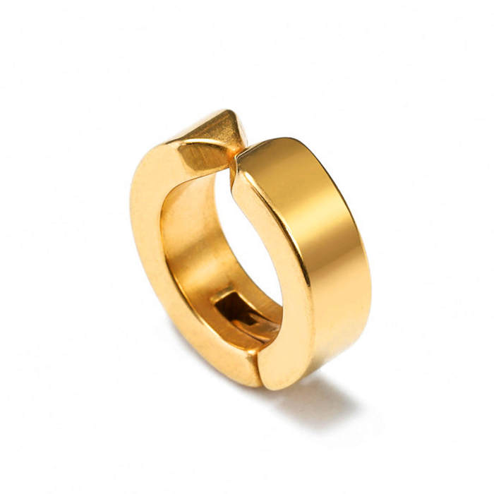 Wholesale Stainless Steel Mens Huggie Earring Clips