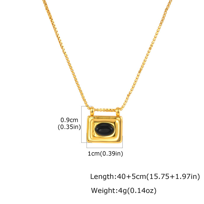 Wholesale Gold Plated Natural Stone Pendant