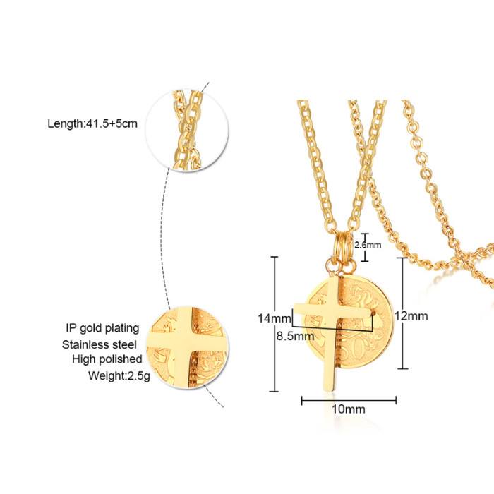 Wholesale Stainless Steel Womens Fashion Pendant Necklaces