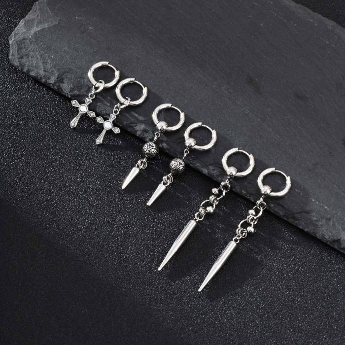 Wholesale Stainless Steel Mens Earrings