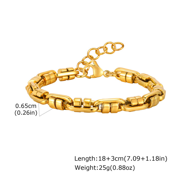 Wholesale Stainless Steel Handmade Chain Bracelets