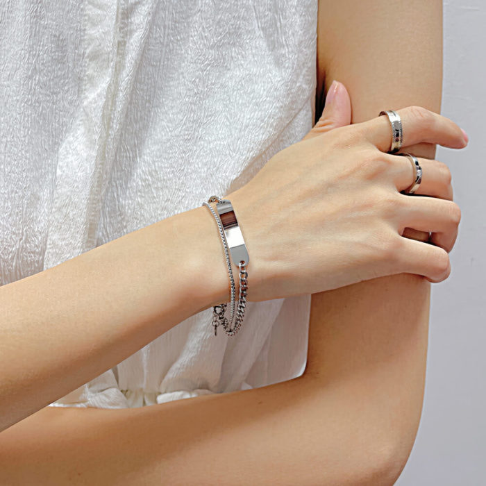 Wholesale Stainless Steel Blank Bracelet