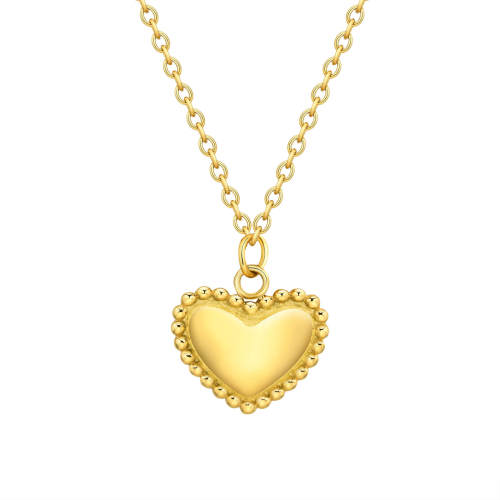 Wholesale Stainless Steel Unique Heart Necklace