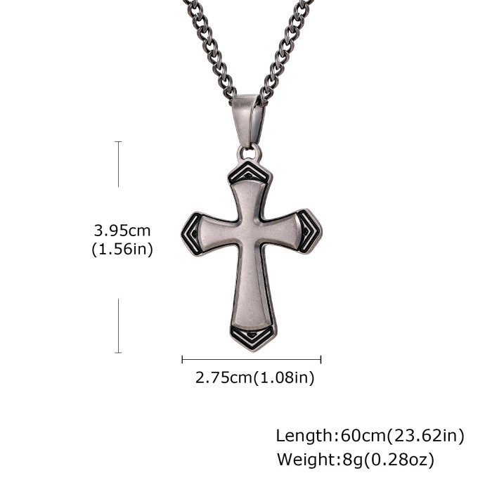 Wholesale Stainless Steel Cross Pendant Necklace