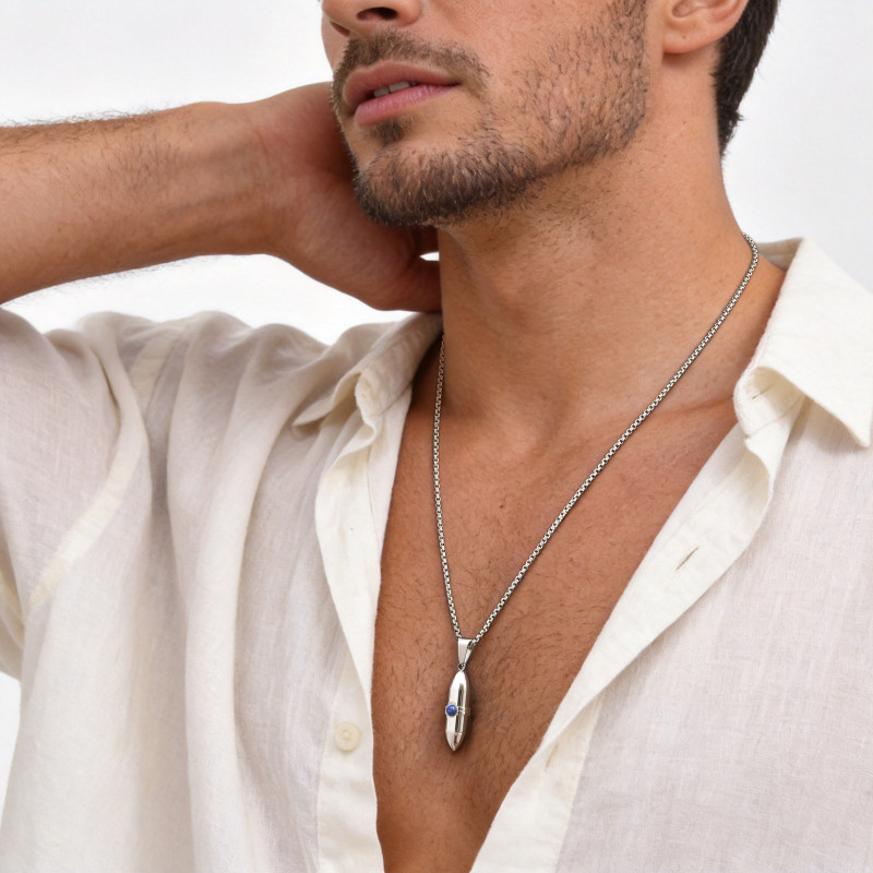 Wholesale Stainless Steel Bullet Urn Necklace