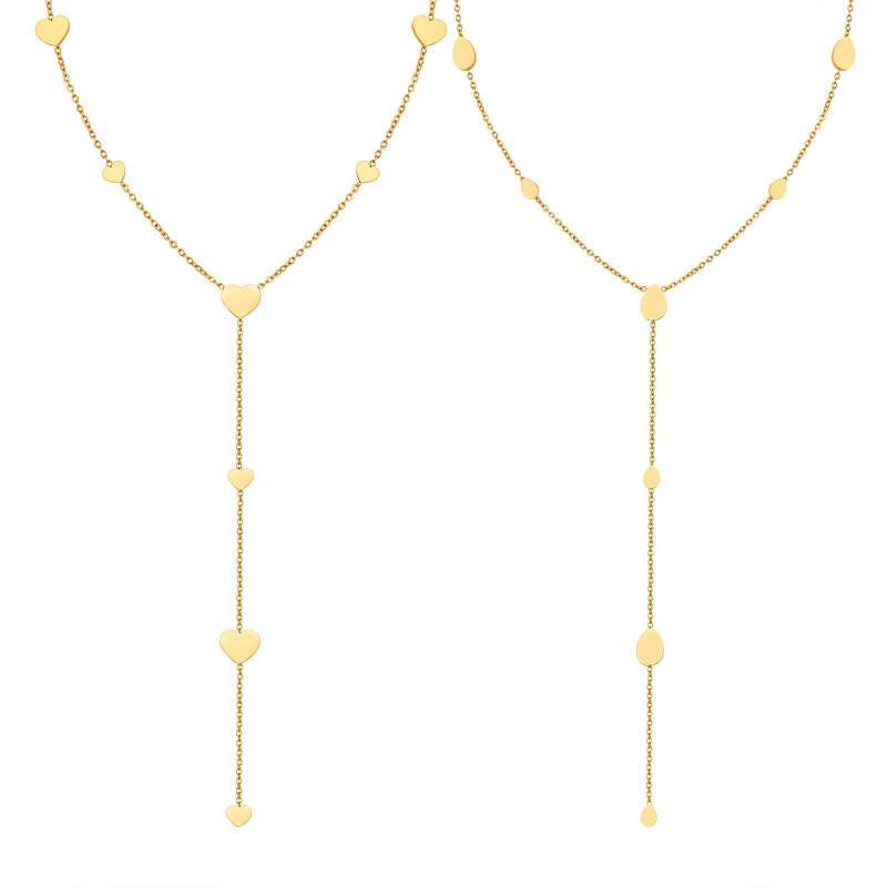 Wholesale Stainless Steel Long Fashion Necklace