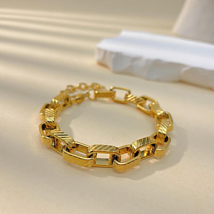 Wholesale Stainless Steel Women Chain Bracelets