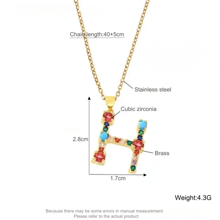 Wholesale Copper Colorful CZ Pendant