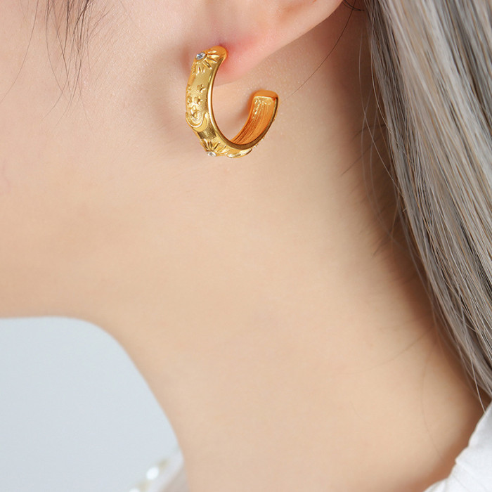 Wholesale Stainless Steel Celestial Bracelet and Earring